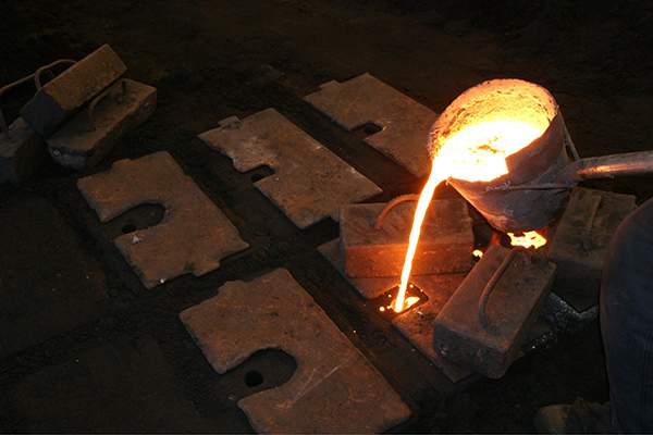 Sand casting